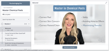Load image into Gallery viewer, Welcome video image to maximize chemical peel results with correct peel, correct skin concern, correct patient, safely, avoiding adverse effects. 
