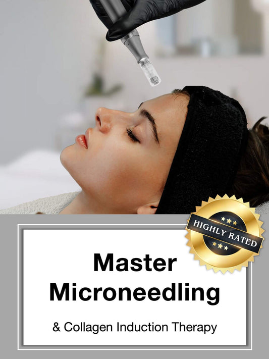 Women getting microneedling treatment