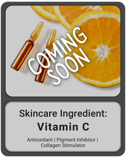 Placeholder image 'Coming Soon' text for skincare ingredient Vitamin C